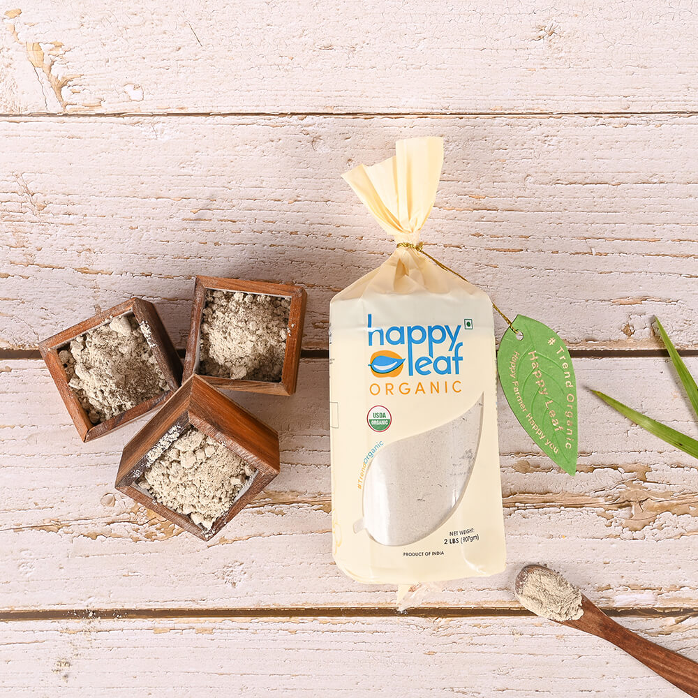 Organic Bajra Atta (Pearl Millet Flour) (2 Lbs) | Go Happyl Leaf